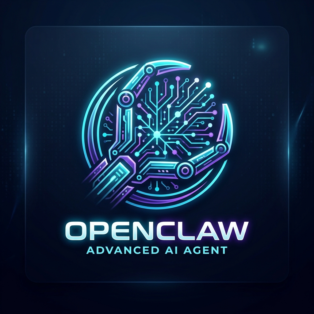 OpenClaw Logo Futurista